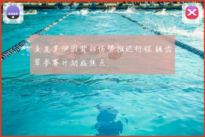 麦克罗伊因背部伤势推迟行程 锯齿草参赛计划成焦点